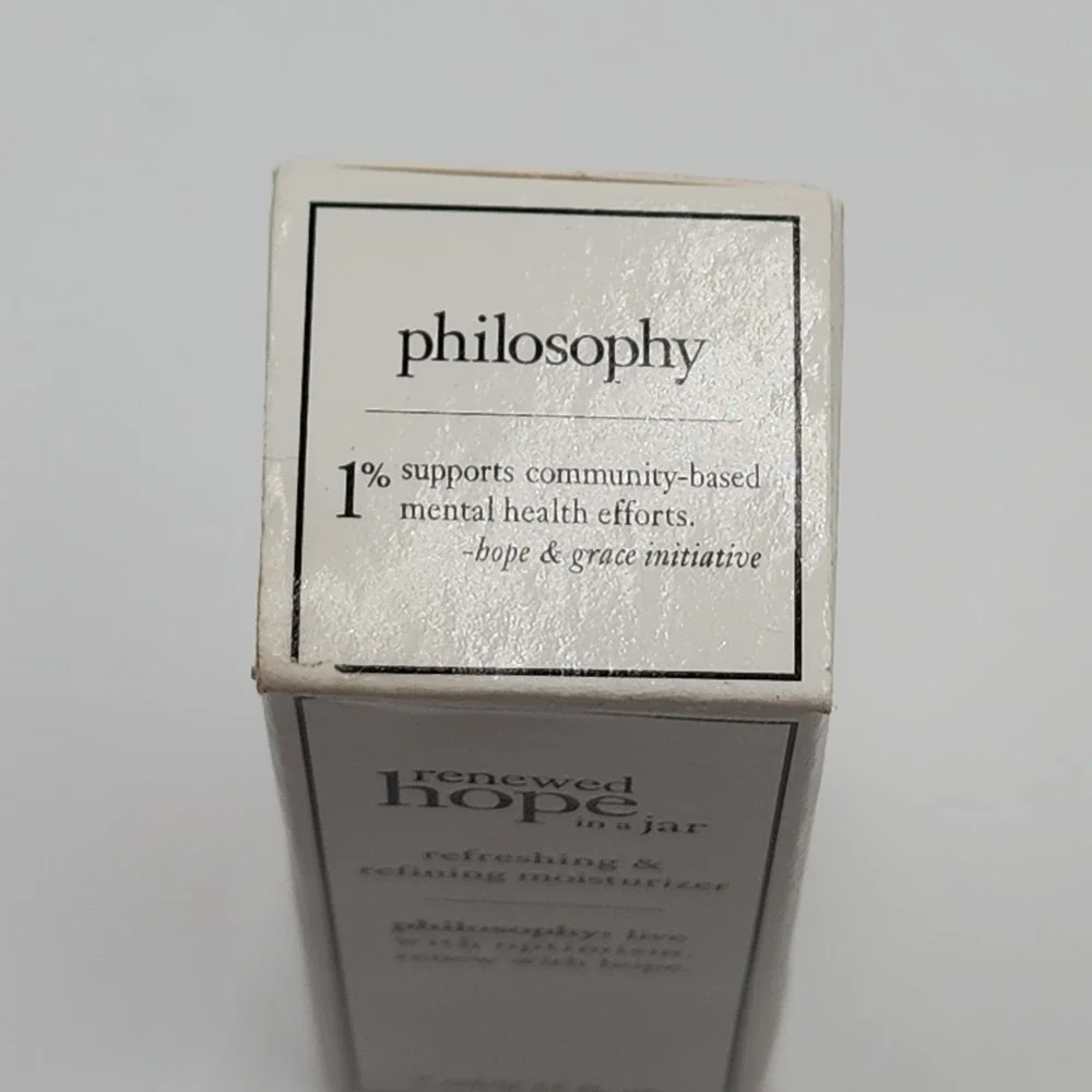 Philosophy Renewed Hope in A Jar Refreshing Refining Moisturizer‎ .25 Fl Oz New